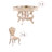 Luxury Carved Round Marble Dining Table Sets