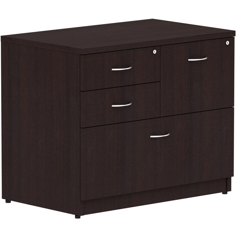 36'' Wide 4 -Drawer File Cabinet, Espresso