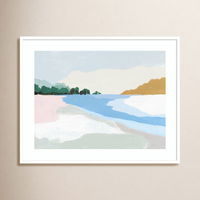 Soft Coastal II by Z Isabelle - Picture Frame Painting