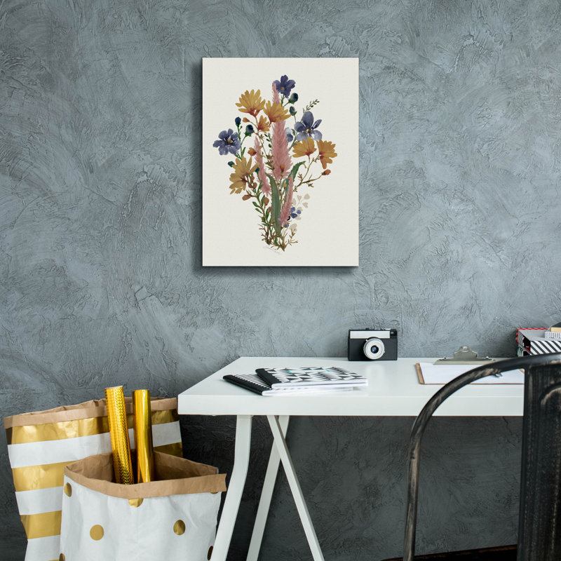  'Desert Flower Bouquet C' by Jean Plout Canvas Wall Art, 12" x 16"