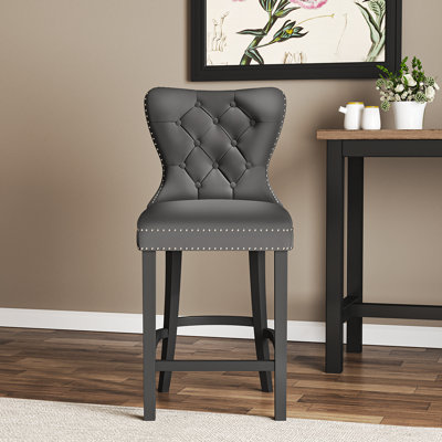 Julie 67cm Indoor Velvet  Bar Stool Dining Chair