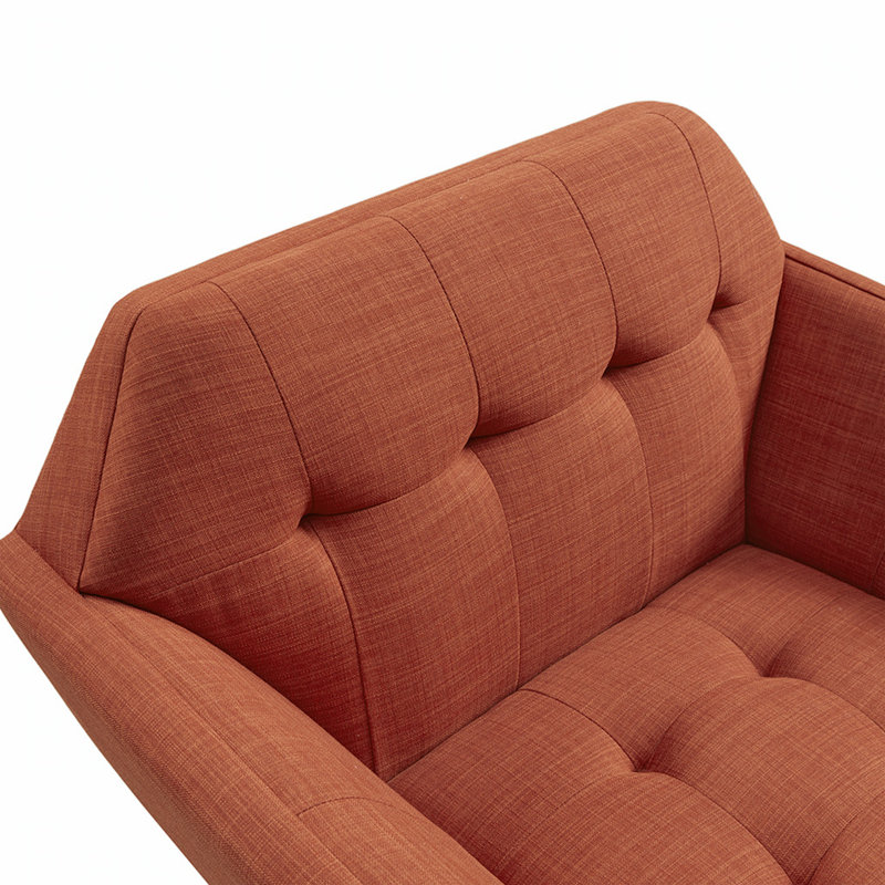 Reuland Upholstered Armchair, Spice Polyester