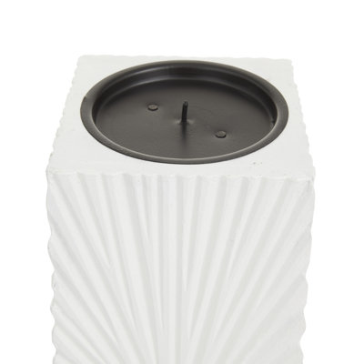 Ensemble de porte-bougie en bois