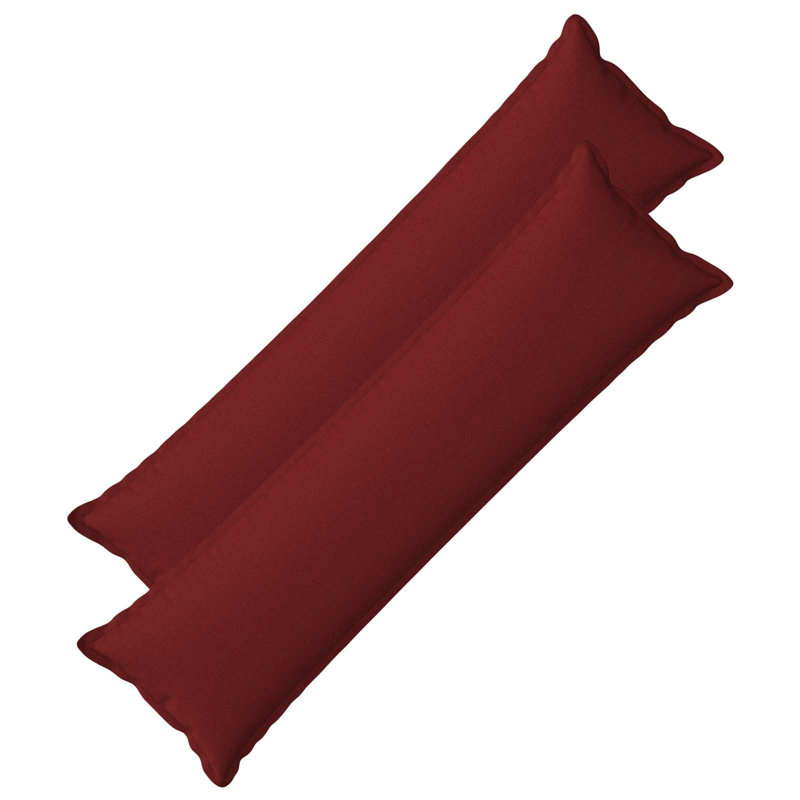 Cushion, Rectangle 40cm H x 145cm W, Wine Red