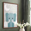 Dreams Elephant, reproduction encadrée - bois massif-182457422-182457423