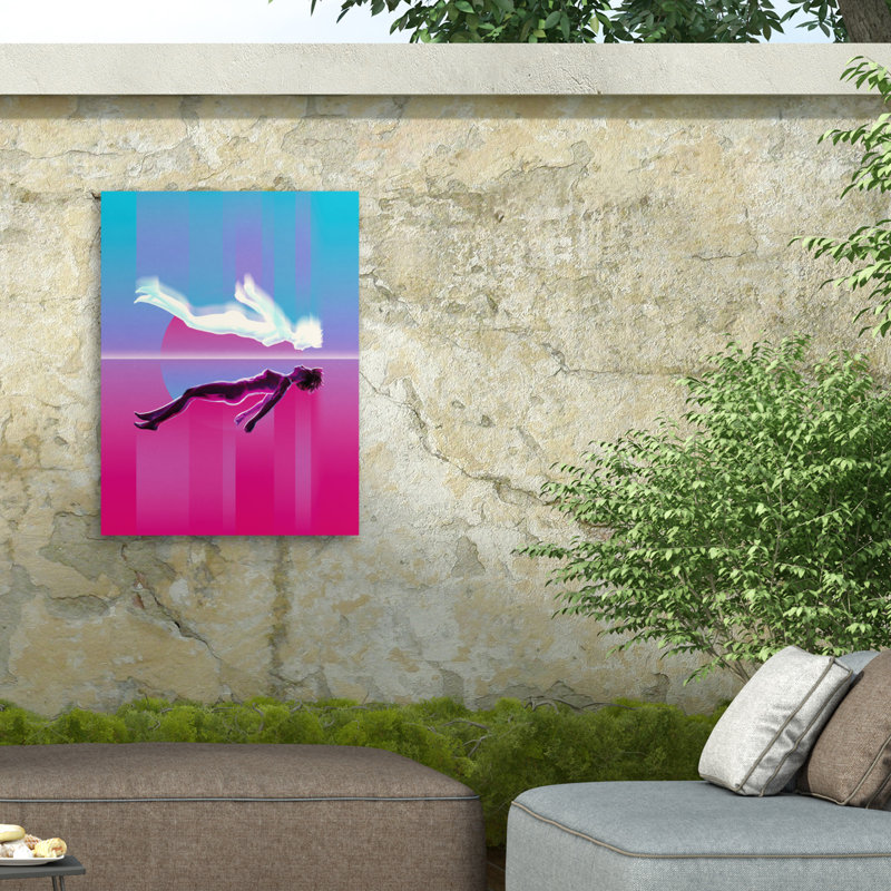 Toile d'extérieur Barrett Biggers Mirror Soul, H 35 po x l 47 po