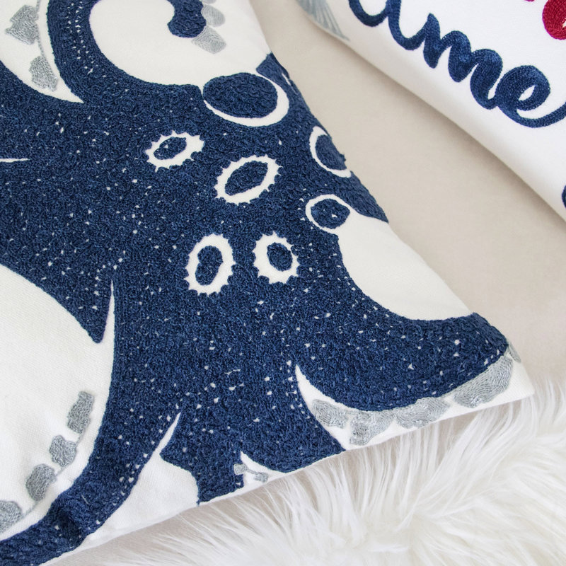 Coussin Blue Octopus