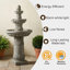 Grande fontaine sur pied 52 po