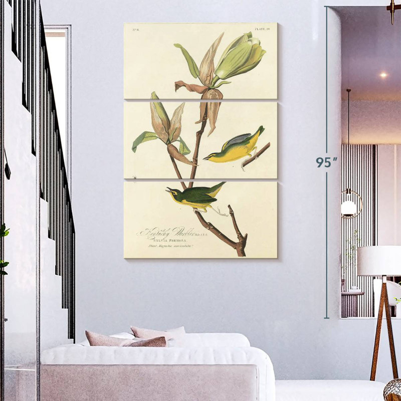 Brampt Kentucky Warbler, 32" H x 20" W