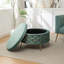 Repose-pieds rond avec rangement Cristen-567905238