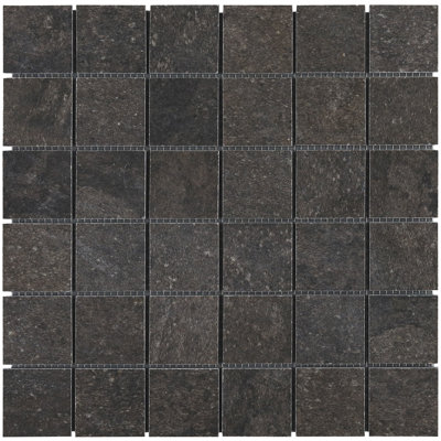 Dominion 11.81"" x 11.81"" Matte Porcelain Floor & Wall Mosaic Tile (0.97 Sq. Ft./Each) -  Bond Tile, EXT3RD108259