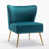 Velours bleu / vert