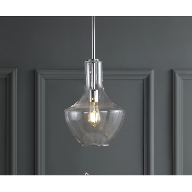 Raymonde 1 - Light Pendant, Chrome, 14.5" H x 10.5" W x 10.5" W