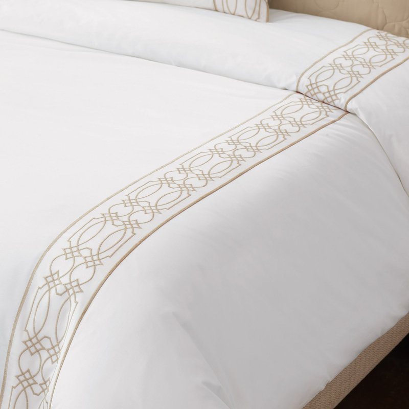 Nicola Duvet Cover, King Duvet Cover, Wheat