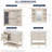 36" Bathroom Vanity With Mirror Cabinet, Adjustable Shelf, Bathroom Storage Cabinet With 4 Drawers, Solid Wood Frame Bathroom Storage Cabinet - Beige-1011244376