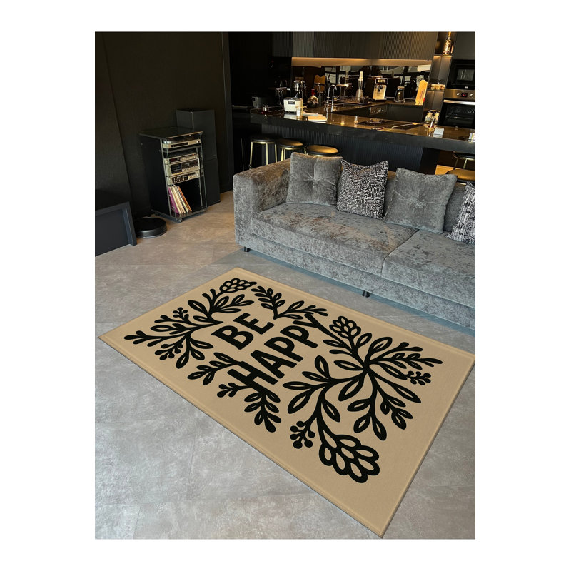 Tapis tissé à la crème Mosso, 2 pi x 2 pi 11 po