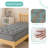 2 Sided 8"  Medium Firm Foam Core Mattress-1184650187