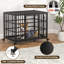  Cage pour chien robuste de 30 pouces pour chiens de taille moyenne et de petite taille avec loquet autobloquant, chenil en acier à l'épreuve des fuites-792134448