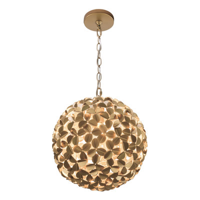 13'' Soft Gold Chandelier