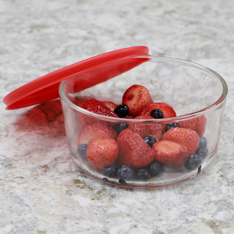 Dieudson 32oz. Glass Food Storage Container