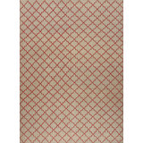Geometric Area Rug in Brown