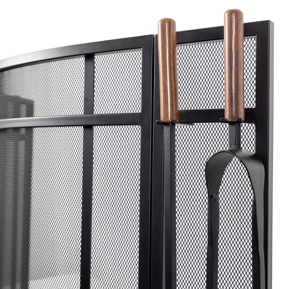 Country Living Fireplace Screen and Tool Set