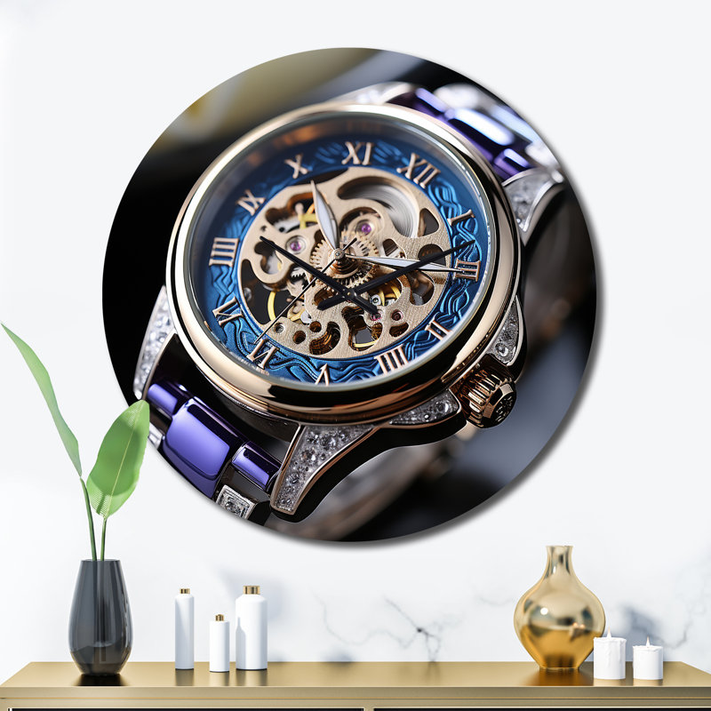 Metal Wall Clock, Extra Large