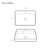 Carre Large Rectangle Vessel Sink