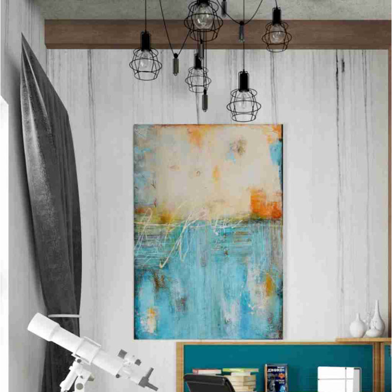 Toile épique «Mot de passe oublié» par Erin Ashley, H 40 po x l 26 po x P 1,5 po
