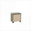 Table de chevet en bois de chêne gris clair pour chambre à coucher