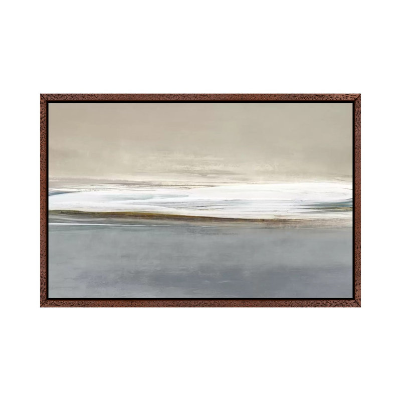 Reflective II by Jake Messina - Painting on Canvas, Classic Brown Wood Framed, 66.04 cm H x 45.72 cm W