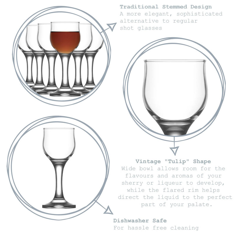 55ml Cordial Glass, 12