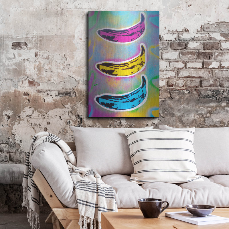 «Banana Goes Pop» par Abstract Graffiti, H 36 po x l 24 po