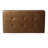 Coffee Table Ottoman, Brown Wood And Tufted Faux Leather, 46 Inch