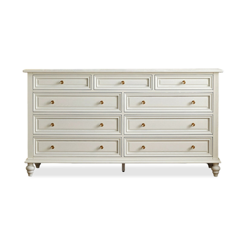 White Solid Wood Accent Cabinet, 36.22" H x 70.87" W x 17.72" D