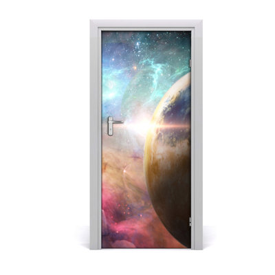 Galaxy Door Decal