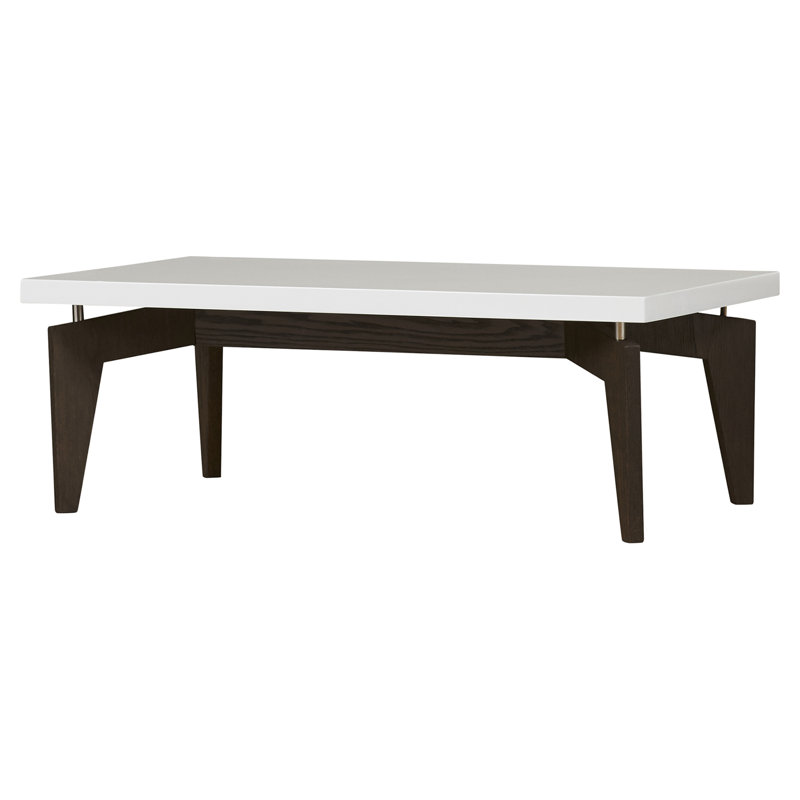 Brookview Four Leg Coffee Table, Dark Brown