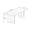 Bureaux rectangulaires en bois massif Burlywood-108511079