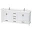 Sheffield 80" Double Bathroom Vanity Set-59388377-59388375