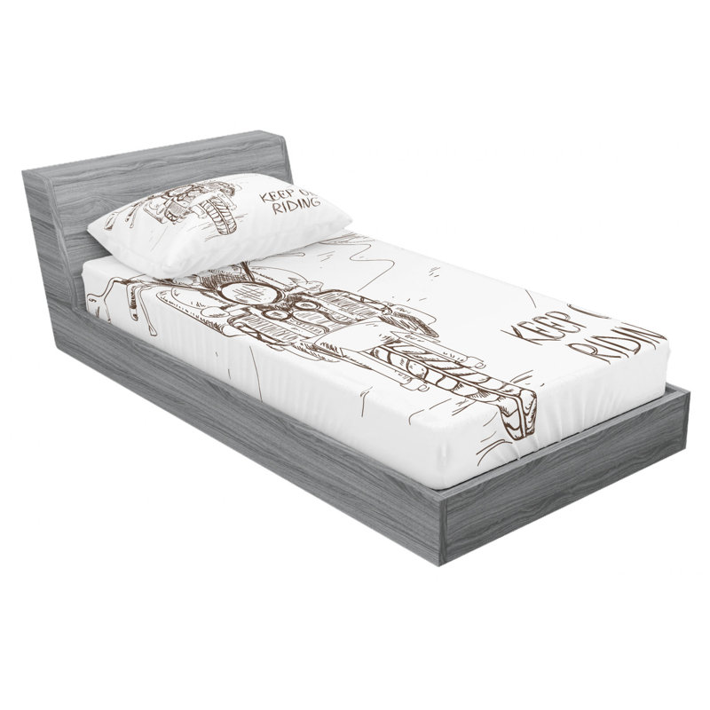 Microfiber Sheet Set, Twin XL Sheet Set with Fitted Sheet