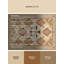 Tapis moelleux moelleux en écailles de justice classique - beige-355741241