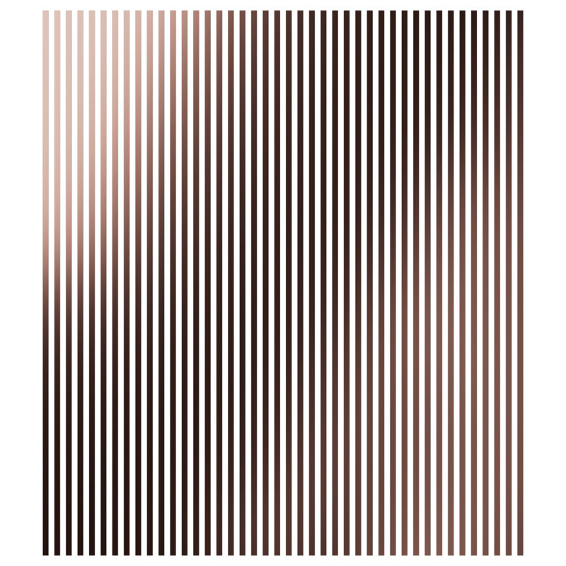 Adjustable Acrylic Slat Wall Panel Kit, 94" H x 42" W, Rose Gold Mirror