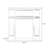 Beige Manufactured Wood Freestanding Fireplace-815885324