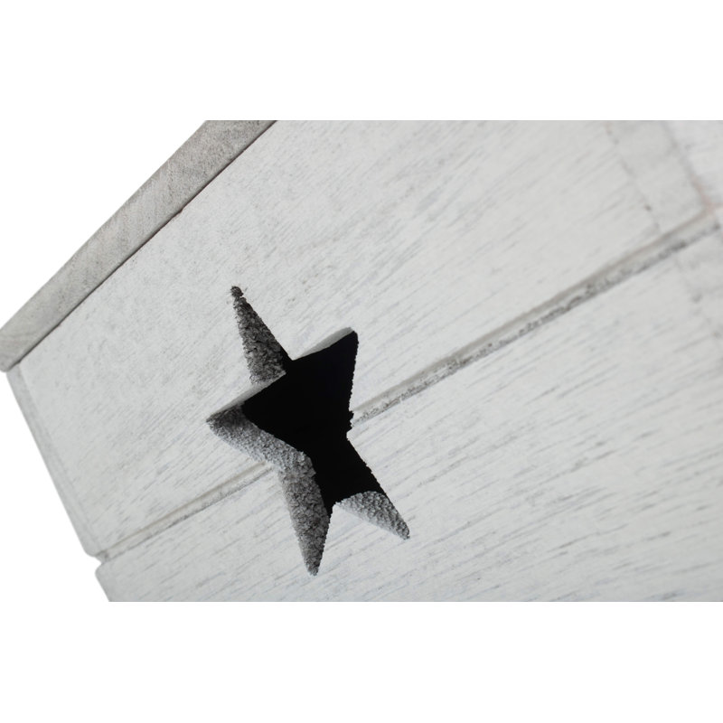 Freebourne Star Cut Out Organiser Box, 16cm H x 30cm W x 20cm D