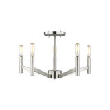 Vector 5 - Light Semi Flush Mount