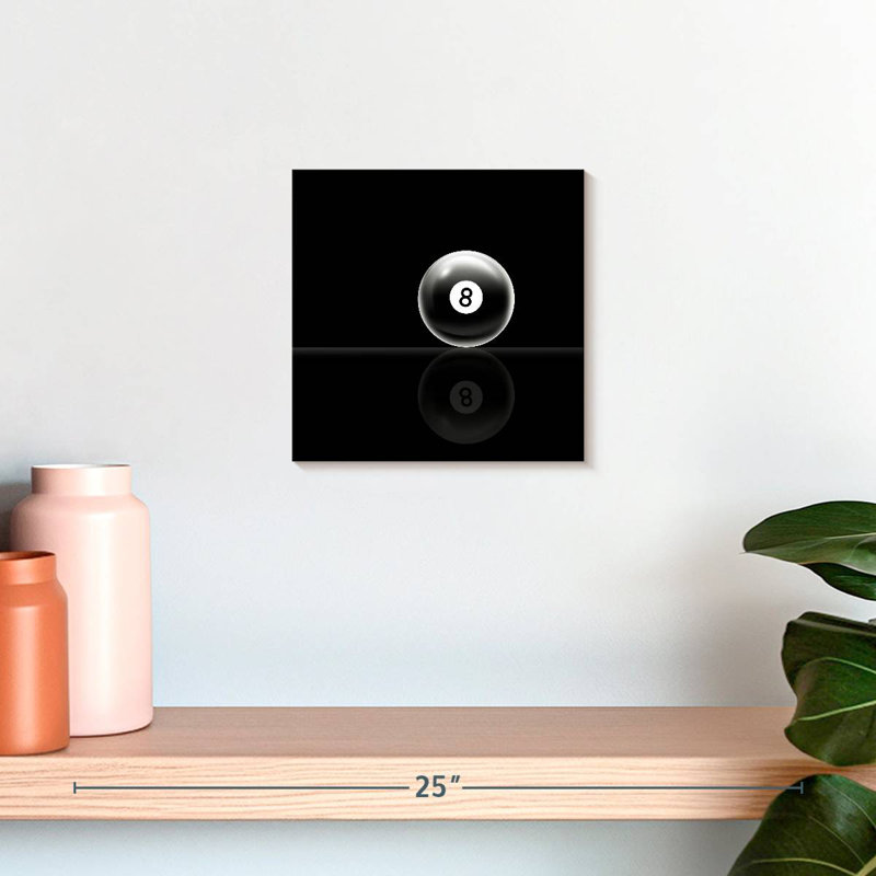 Senne Huit balles dans le noir, 16" H x 16" W