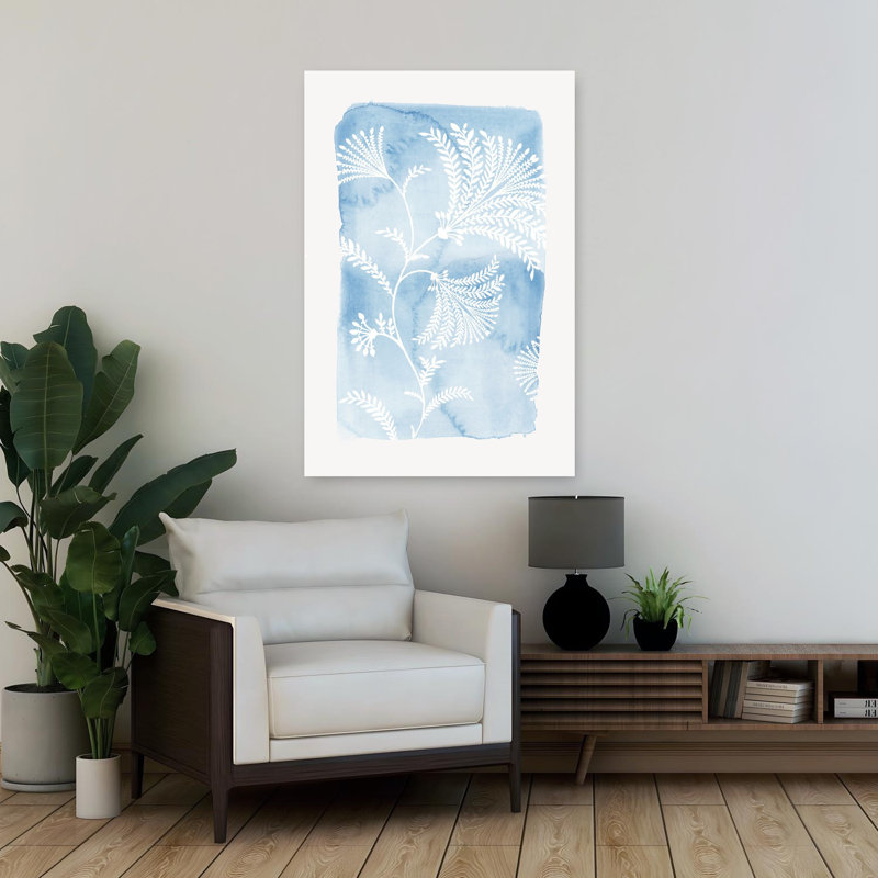 «Blooming Blue», art délicat, nature, paysage, délicat, H 36 po x l 24 po