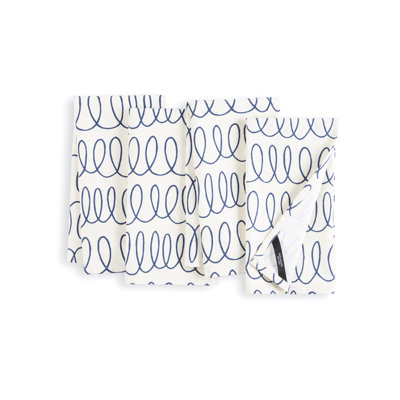 Loop And Dot 100% Cotton Square