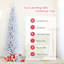 Regular White Realistic Artificial PVC Cashmere Christmas Tree-935957160
