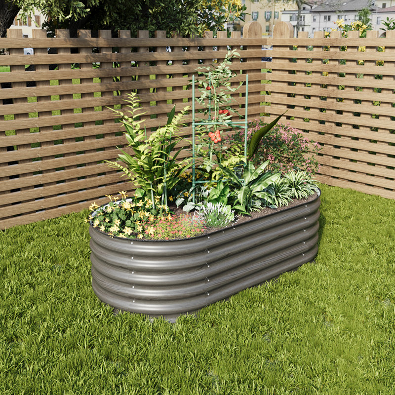 Metal Raised Garden Bed, 120" H x 240" W x 80" D